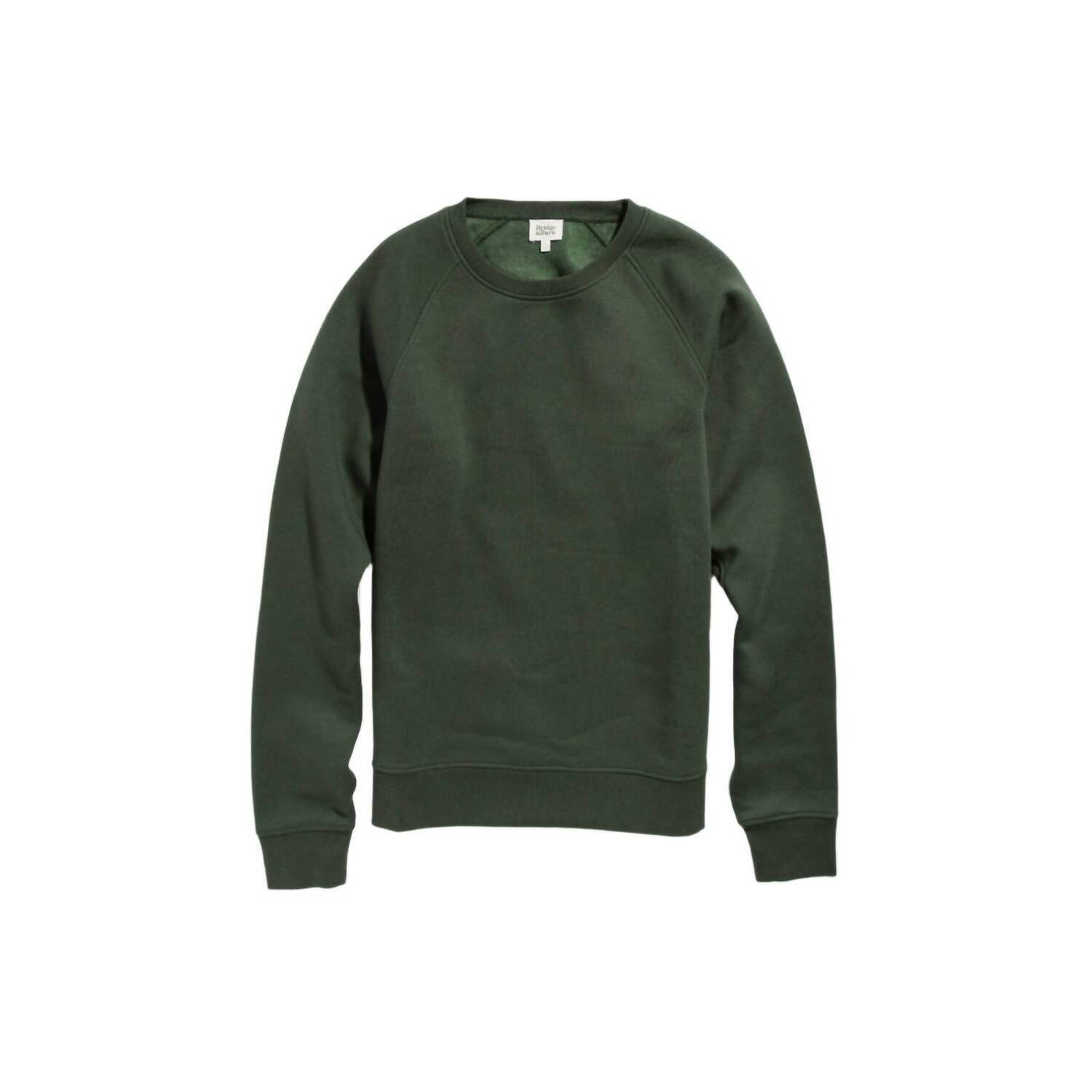 New Bridge & Burn Lincoln Crew Sweatshirt In Forest Night — image 7 of 7
